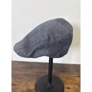 TravisMathew Newsboy Cap Black The Carve Cup Golf Classic Ivy Hat Mens L/XL